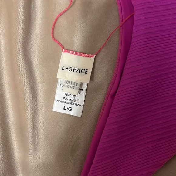 L Space Pink Bikini Bottoms - Picture 2 of 4